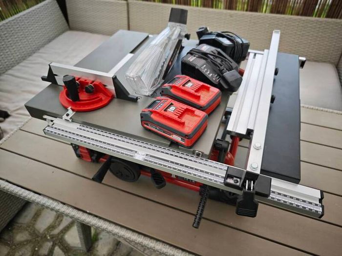 Einhell TE-TS 36/210 Cordless Table Saw with 2 x 18V new batteries