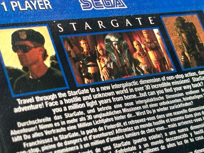 Stargate for Sega Mega Drive - Boxed & Minty