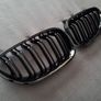 BMW 5 Series E60 E61 Gloss Black Kidney Grilles Brand New Image 2
