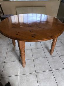 Wooden table and chairs