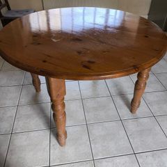 Wooden table and chairs