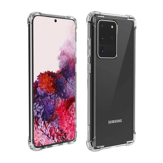 Samsung Galaxy S20 Ultra Case Cover ShockProof Soft Bumper Clear TPU Silicone - FHT18SMK2