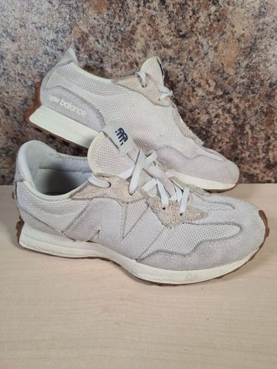 Kids NEW BALANCE NB 327 Runners trainers suede Size UK 3 EU 35.5 unisex boys girls womens (AT1)