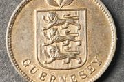 Guernesey 1911 Excellent 1 Double H coin