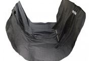 Paws On Tour: Rear Seat Hammock. Colour: Black