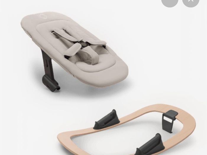 Bugaboo giraffe baby rocker - polar white