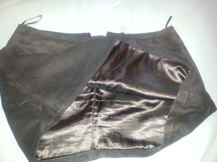 Brown Suede Skirt
