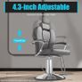 Barber Chair Hydraulic Pump Replacement, 4 Screw Hydraulic Base for Hairdressing Styling Chairs with Footrest, 11 cm Adjustable Lift Image 3