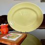 Arklow Pottery Ireland Farmhouse Kitchen Display Platter Pale Yellow 1960s Image 2