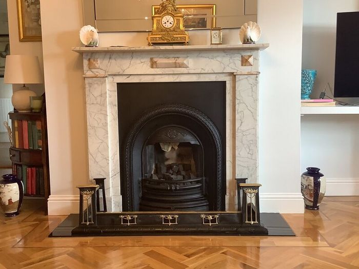 Art Nouveau Fire Fender