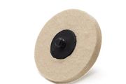 Glass Polish 11102 - Quick-Lock Felt Buffing Pad / 3" (75 mm) - 3 pk Felt Pads