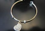 Torc Charm Bangle