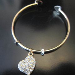 Torc Charm Bangle