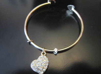 Torc Charm Bangle