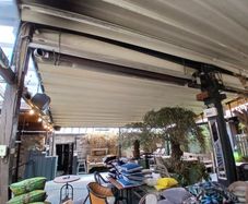 Large sun a wing awning