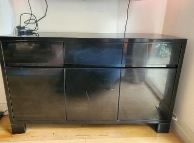 Sideboard, Black High Gloss