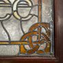 Exceptional Large antique Irish Stained Glass Panel. Image 3