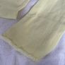 BNWT Boohoo Lemon Yellow High Rise Straight Leg Jeans Size UK 6 Raw Hem Image 4
