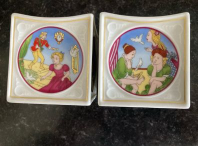 2002 HutschenReuther Candle Holders