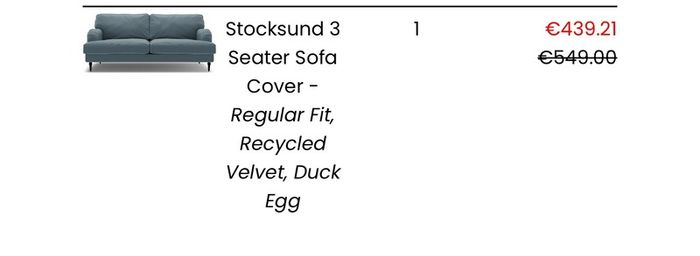 Ikea Stocksund 3 seater sofa (with extra covers)