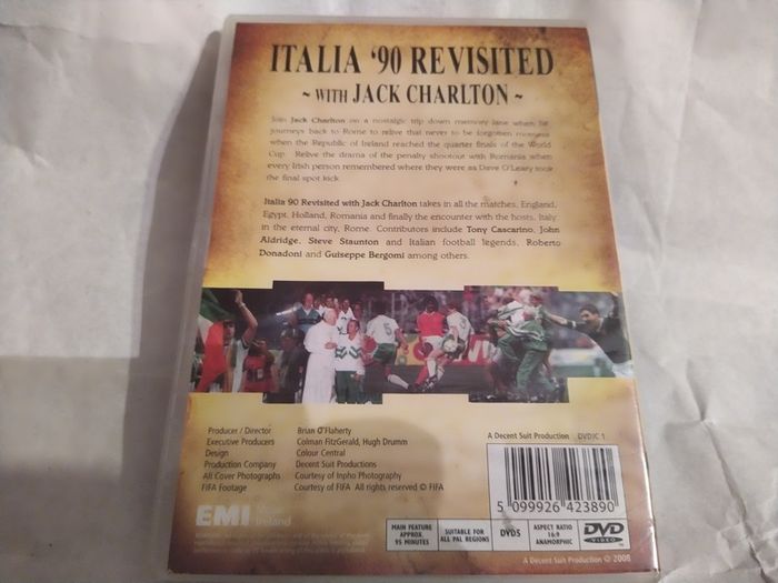 Italia 90 Revisited with Jack Charlton Dvd