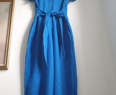 Hobbs Linen Jumpsuit Size Uk 16