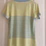 Yellow/Blue Striped/Polka Dot Top Image 2