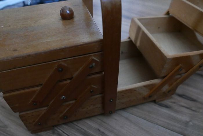 Vintage rustic wood box