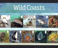 2021 Great Britain Wild Coasts Commemorative Stamps and Miniature Sheet Presentation Pack