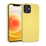 Liquid Silicone Case For Apple iPhone 12 Mini Luxury Thin Phone Cover Yellow Image 3