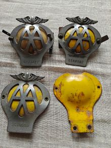 AA Car Badges - Job Lot - Spares/Repairs - CLR03 & CLR04 - 40 euros PER LOT