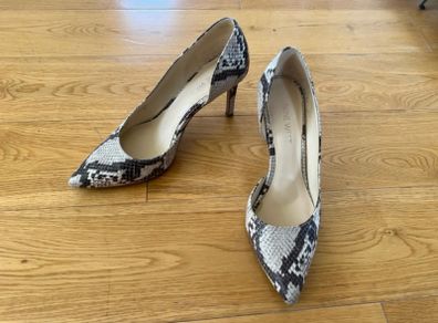 Snake print heels
