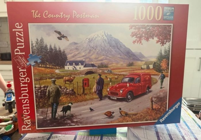 Ravensburger 1000 pieces jigsaw puzzle-The country postman