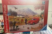 Ravensburger 1000 pieces jigsaw puzzle-The country postman