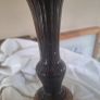 Vintage Maroon Shade Lamp,wooden base good weight Image 3