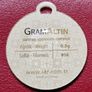 Turkey 0.5 Gram 22 K Gold Disc In Assay Disc Rare Piece Image 4