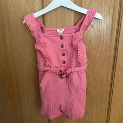 River Island Girls pink playsuit aged 2-3 years