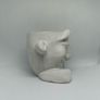 Handmade Concrete Face Planter Antonio Image 3