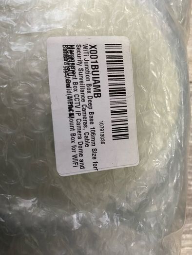 X001BUIAMB 107913036 WiTi Junction Box Deep Base 106mm Size for' Security Surveillance Cameras,
