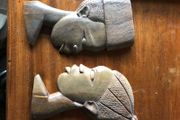 wooden plaques