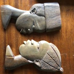 wooden plaques