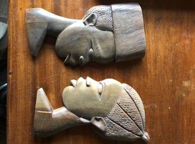 wooden plaques