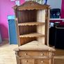Vintage Pine Rustic Corner Display Unit / Bookcase Image 3