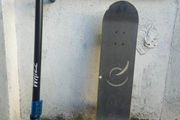 Stunt Scooter + Complete Skateboard Bundle - Great Condition