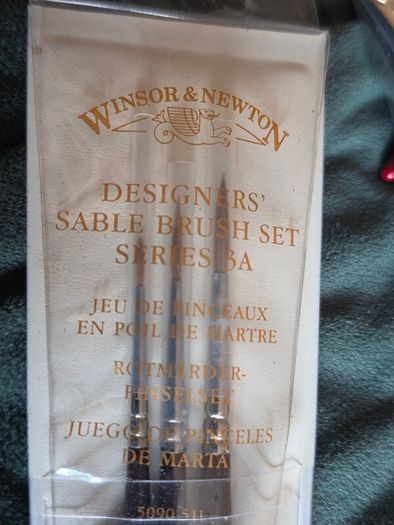 430X Professional Painting Brushes made in England Winsor Newton sable brushes Oil Painting Watercolour Hog bris