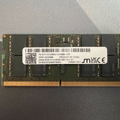 Micron / Lenovo 64GB DDR5 6400MT Laptop memory stick