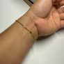 18k Gold Bracelet Unisex Image 4