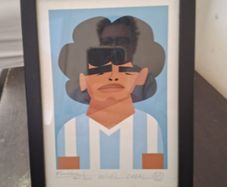 Diego Maradona print