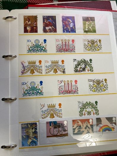 2 vintage stamp books