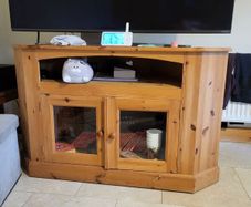 Corner unit cupboard and TV stand